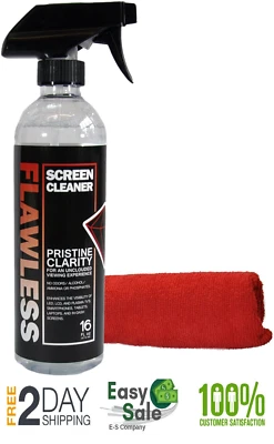 Limpiador de Pantalla Impecable Spray Microfibra Paño de Limpieza LCD, Pantallas LED en TV Foto 1 de 4