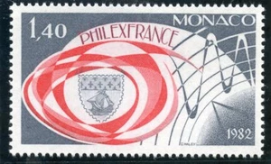TIMBRE DE MONACO N° 1328 ** PHILEXFRANCE 1982 / ARMOIRIES DE PARIS - Photo 1/1