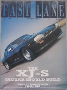 Fast Lane 01/1988 featuring Lister XJS, Audi GT, Toyota, Lancia, Lotus, Nissan - Picture 1 of 6