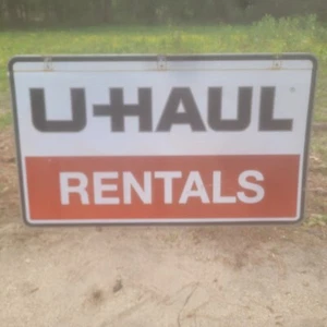U HAUL VERMIETUNGEN doppelseitiges Schild 2004 - Bild 1 von 10