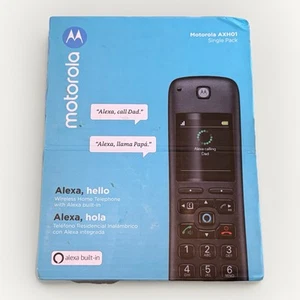 Motorola Home Phone Alexa Integrated Cordless NEW AXH01 Cell Dock Landline Smart - Zdjęcie 1 z 6