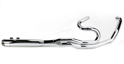 Sistema de escape Bassani Road Rage II recto cromo serie B4 2 en 1 (FLH-757) Foto 1 de 4
