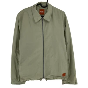 HUGO BOSS Light Green Cotton Blend Jacket Size EU 46 UK/US 36 - Picture 1 of 11