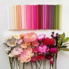 3 X  Crepe Paper 500 mm x 1.5 Mtr For Crafts And Packaging In Various Colour