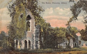 POSTCARD SURREY WAVERLEY Abbey The Ruins - Picture 1 of 1