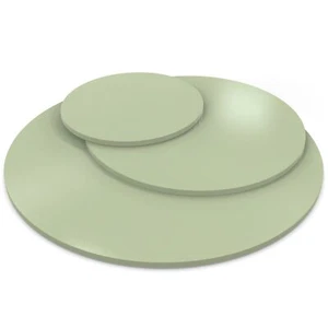 Tischplatte rund Avocado Green Holz Platte Dekor Spanplatte Esstisch - Bild 1 von 5