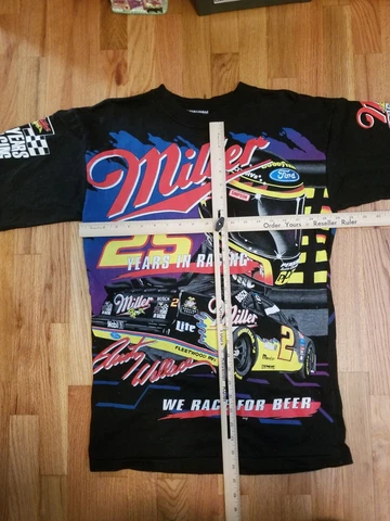 VTG Chase Nascar Shirt Rusty Wallace 1996 Miller Racing 25 Years Racing Size M Cover
