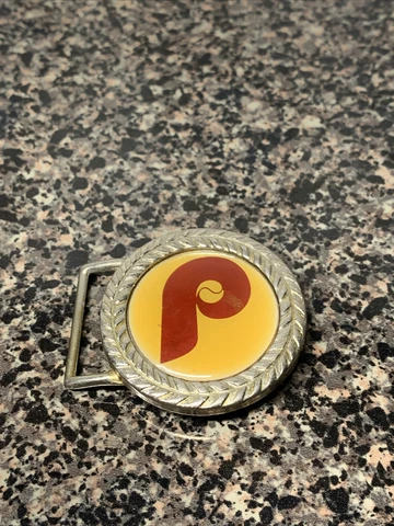 PHILADELPHIA PHILLIES - Lee Belt Buckle - Vintage 1980 Cover
