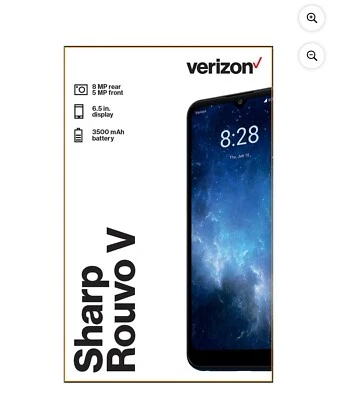 Verizon Sharp Rouvo V, 32 GB, negro - prepago [bloqueado a Verizon prepago] Foto 1 de 4
