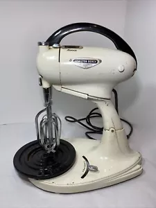 Vintage Hamilton Beach Stand Hand Mixer With Beaters Model G Works! 10 Speeds - Picture 1 of 12