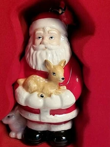 Lenox 2018 Woodland Santa Ornament Deer Bunny Cardinal ADORABLE! NEW IN BOX - Picture 1 of 3