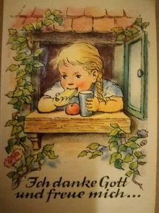 Minibuch Ich danke Gott und freue mich..Zeichnung Gerhard Burger M6/65 L556 - Bild 1 von 5