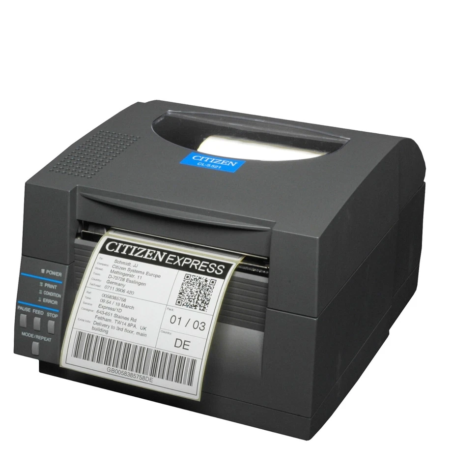 Citizen CL-S521 Direct Thermal Label Printer USB JM30-M01-Serial REF W/Warranty - Image 1 of 1