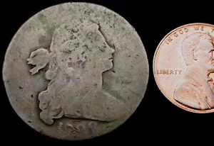W823: 1798 American Copper Large Cent - Picture 1 of 5