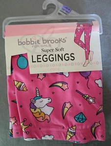 NUEVO Legging Niñas Estampado Unicornio BOBBIE BROOKS SUPER SUAVE Rosa Talla L 10-12 - Imagen 1 de 7