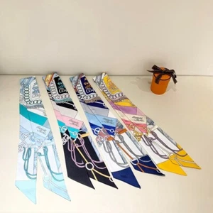 Chorus Stellarum ban Small Silk Ribbon Scarf Kerchief Handbag Strap Scarf - Picture 1 of 7