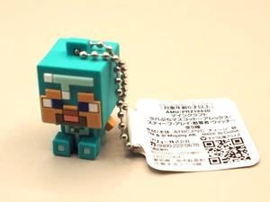 Steve Minecraft Mini Figure Mascot Keychain from Japan L020 - Picture 1 of 7
