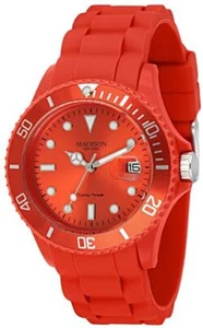 RELOJ MUJER MADISON NEW YORK CANDY SUMMER TIME Mujer Hombre RELOJ NARANJA Reloj Hombre - Imagen 1 de 1