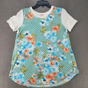 First Love Women Size Small Floral Shirt Top  - Picture 1 of 18