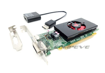 Dell AMD Radeon HD 8490 LP PCIE x16 Low Profile Video Card DP 1GB 8HW0R Standard - Image 1 of 4