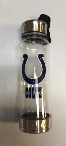 Indianapolis Colts NFL Duck House Clip-On Water Bottle - 16 oz Cover