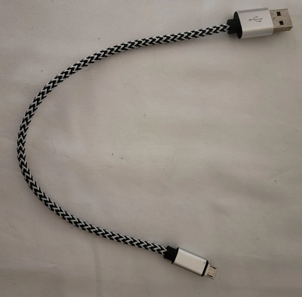 USB Micro Charging Cable 1ft For Samsung Galaxy Tab AE S2, Tab 34, Tablet S7,... - Image 1 of 1