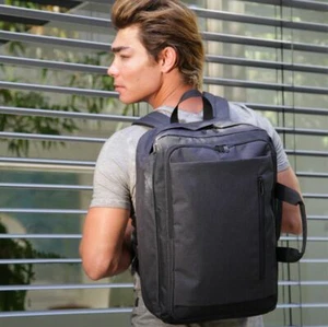 laptop backpack bag Main compartment suitable for 15.6” Computer BRIEFCASE - Picture 1 of 27