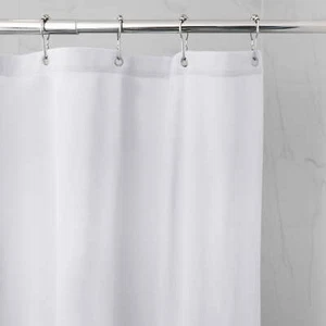 Better Homes and Gardens Waterproof Ultimate Shield Fabric Shower Liner, White - Picture 1 of 10