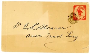 USA LOCAL BOYD'S CITY POST 20LU44 ON LAID PAPER USED ENTIRE - Picture 1 of 1