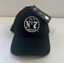 New Jack Daniel's Old Number 7 Brand Black  Hat Cap Adjustable One Size