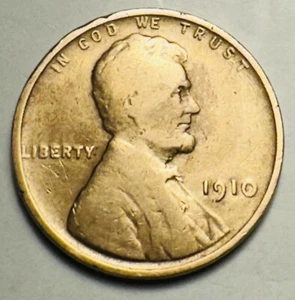 1910-P Lincoln Wheat Cent Penny Average Circulated. Bx 13.303 - Picture 1 of 2