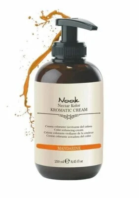 NOOK KROMATIC CREAM MASCHERA COLORANTE RAVVIVANTE COLORE CAPELLI 250ML MANDARINO - Immagine 1 di 3