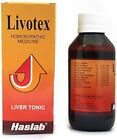 2 X HASLAB Homeopatyczny syrop Livotex 115ml - Zaburzenia wątroby