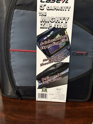 The Mighty Cremallera Tab 3 Anillos Carpeta 3" Capacidad Cremallera Estuche It T-641 Unsiex Work Foto 1 de 4