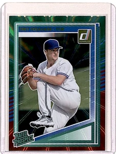 2025 Donruss Rated Prospect Green and Red Laser Trey Yesavage Toronto Blue Jays - Picture 1 of 2