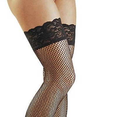 Halterlose Netz Strümpfe S M L Nylons Dessous Reizwäsche Cottelli Collection - Bild 1 von 4