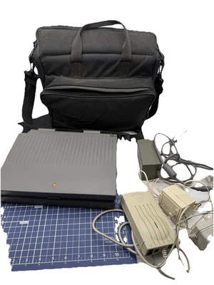 Powerbook 150 1994 Apple Macintosh de colección roto para piezas bolsa fuente de alimentación Foto 1 de 4
