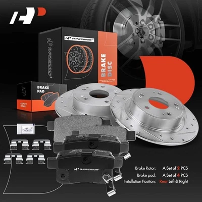 Kit Freno Trasero 11.10" (282mm) Compatible con Honda Accord 2008-2017, 2009-2014 Foto 1 de 4