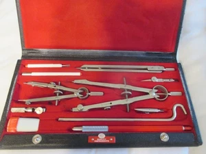 POST College-1147C Quality Instruments Vintage Drafting Tools Set ~ Original Box - Picture 1 of 3