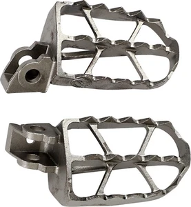 Moose ND Series Offset Footpegs 1/2" Offset Silver #1620-2149 for Kawasaki - Picture 1 of 1