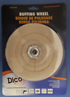 Dico Canton Flannel Buffing Wheel 6" Diameter  1/4" Arbor 1/2" Thick #527-60-6