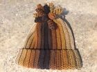 Crochet ombre brown Child kids toddler Hat beanie handmade stocking stuffer