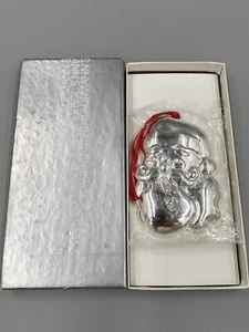Vintage Royal Limited 3" Silber Weihnachtsmann Weihnachtsschmuck Kaufmann’s - Bild 1 von 6
