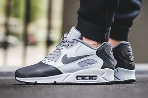 Nike Air Max 90 Premium SE Wolf Grey AnthraciteCool Grey 858954-001 Men’s Sz 9.5 - Picture 1 of 12