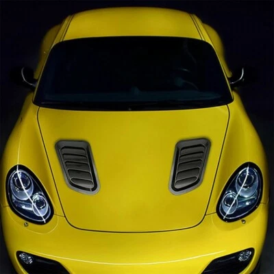 Front Car Hood Scoop Air Flow Bonnet Vent Cover Decor Trim Universal - Image 1 of 4