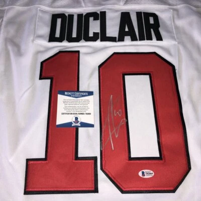 ANTHONY DUCLAIR SIGNED AUTOGRAPH OTTAWA SENATORS JERSEY w/ BECKETT BAS COA - Image 1 of 3