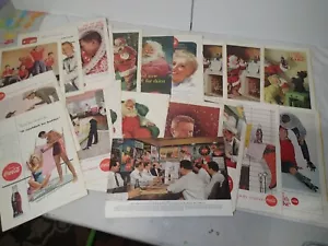 20 Vintage Coca Cola Coke Advertisements from 50's and 60's - Picture 1 of 3