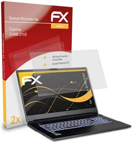 atFoliX 2x Panzerfolie für Captiva G14M 21V2 Schutzfolie matt&stoßfest Folie - Bild 1 von 8