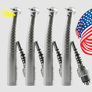 dental 6 hole high speed push button LED quick connect handpiece for KaV Coupler - Picture 1 of 30