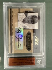 2004 Playoff Prime Cuts Timeline Dual Autograph Roger Clemens & Nolan Ryan 21/25